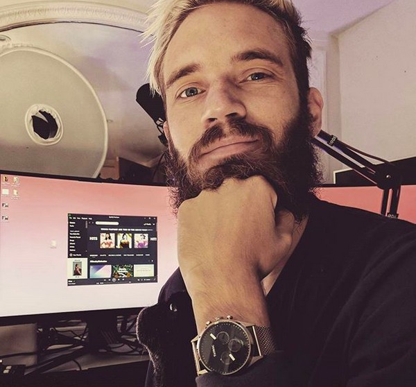 O youtuber sueco PewdiePie (Foto: Instagram)