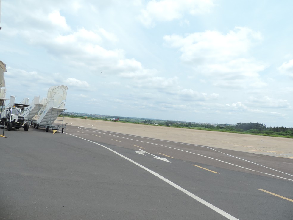 Aeroporto Estadual de Presidente Prudente está na lista de privatizações — Foto: João Alberto Pedrini/G1