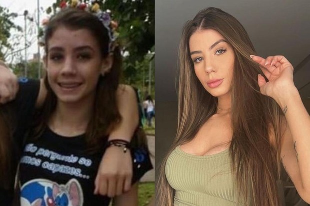 Antes e depois de Maria Lina (Foto: Reprodução/Instagram)