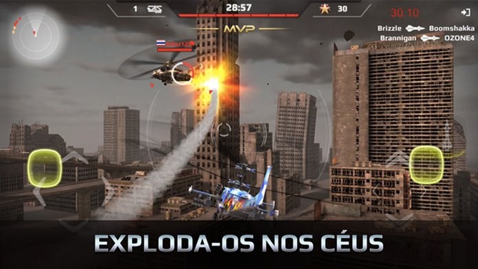 Battle Copters tem ótimos gráficos e jogabilidade excelente (Foto: Divulgação / Chillingo)