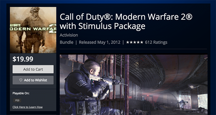 Adicione Call of Duty Modern Warfare 2 ao carrinho (Foto: Reprodução/Murilo Molina)