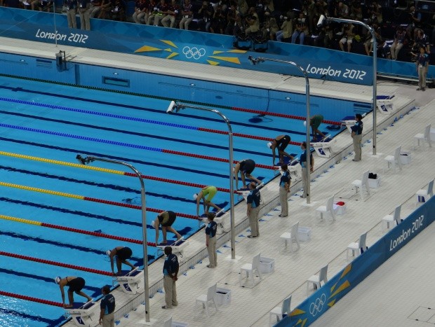 Competição de nado nos Jogos de Londres-2012 (Foto: Wikipédia)