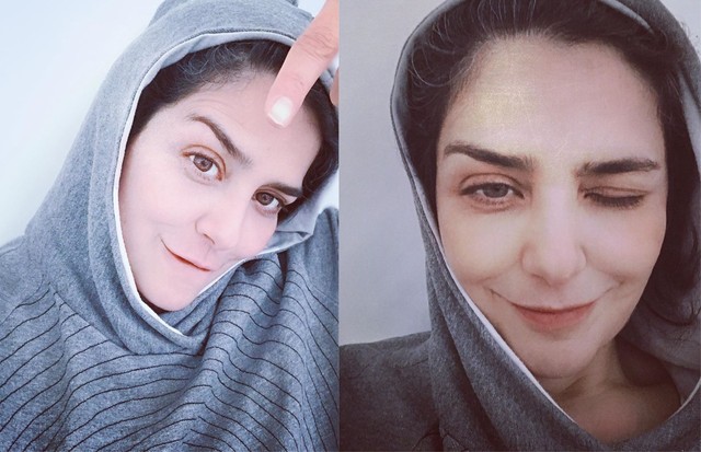 Sem make, Letícia Sabatella faz sessão de selfie e exibe os fios grisalhos (Foto: Reprodução/Instagram)