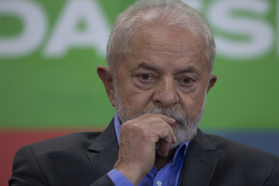 O ex-presidente Lula participa de evento com movimento de pessoas com deficiência em São Paulo