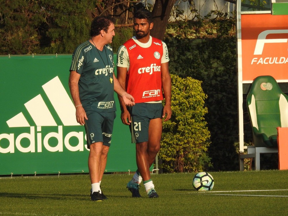  Em dia de bate-papos com Cuca, Palmeiras volta aos treinos na Academia