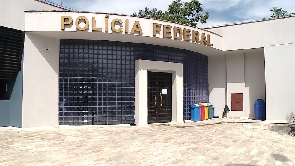 Sede da Polícia Federal em Joinville — Foto: Reprodução/NSC TV