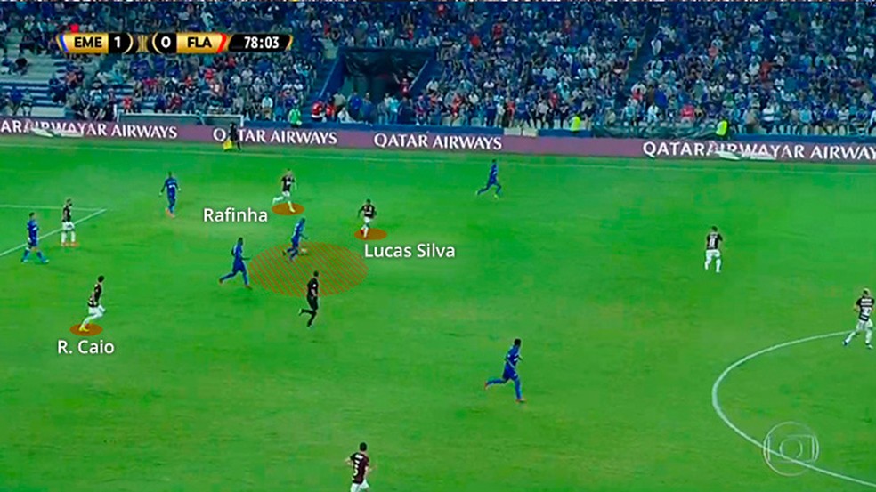 Lucas Silva perde a bola na frente â Foto: Leonardo Miranda