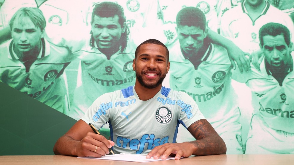 Wesley tem contrato com o Palmeiras até o fim de 2025 — Foto: Divulgação