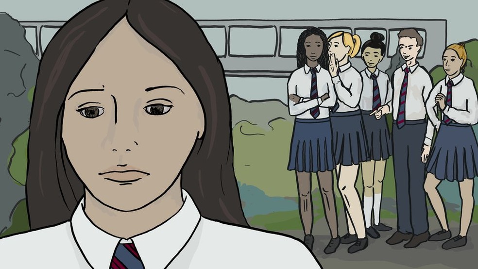 Para Grace, a escola Ã© uma luta; jovem estÃ¡ tentando continuar a ir, mas nÃ£o vÃª a hora de terminar. (Foto: Emma Russell )