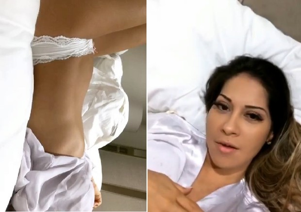 Mayra Cardi faz vídeo para mostrar barriguinha de grávida (Foto: Reprodução/Instagram)