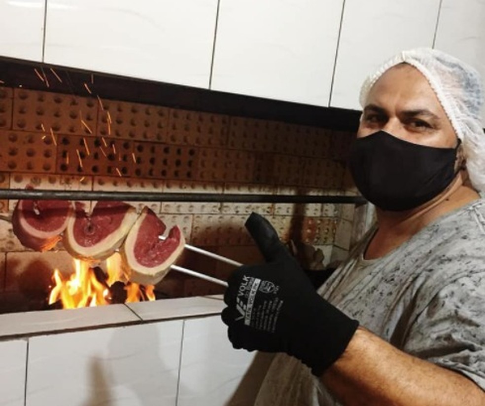 Chiquinho abriu uma churrascaria durante a pandemia — Foto: Acervo pessoal