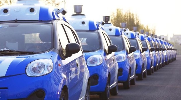 Carros autônomos da Baidu (Foto: Reuters)