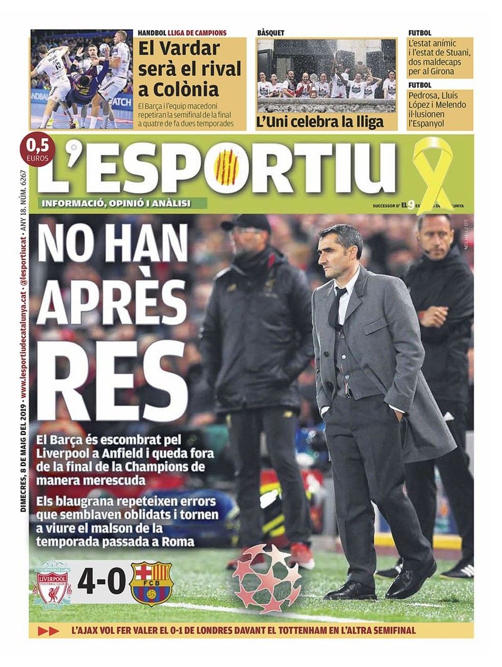 L'Esportiu Liverpool x Barcelona — Foto: Reprodução