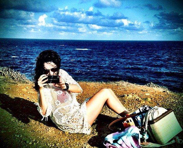Fernanda Vasconcellos afirma que adora praia e piscina  (Foto: Arquivo Pessoal)