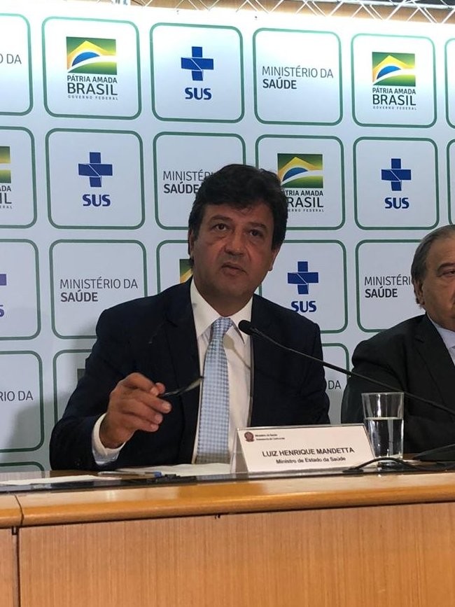 Ministério da Saúde confirmou primeiro caso de coronavírus no Brasil (Foto: Reprodução/ Twitter)