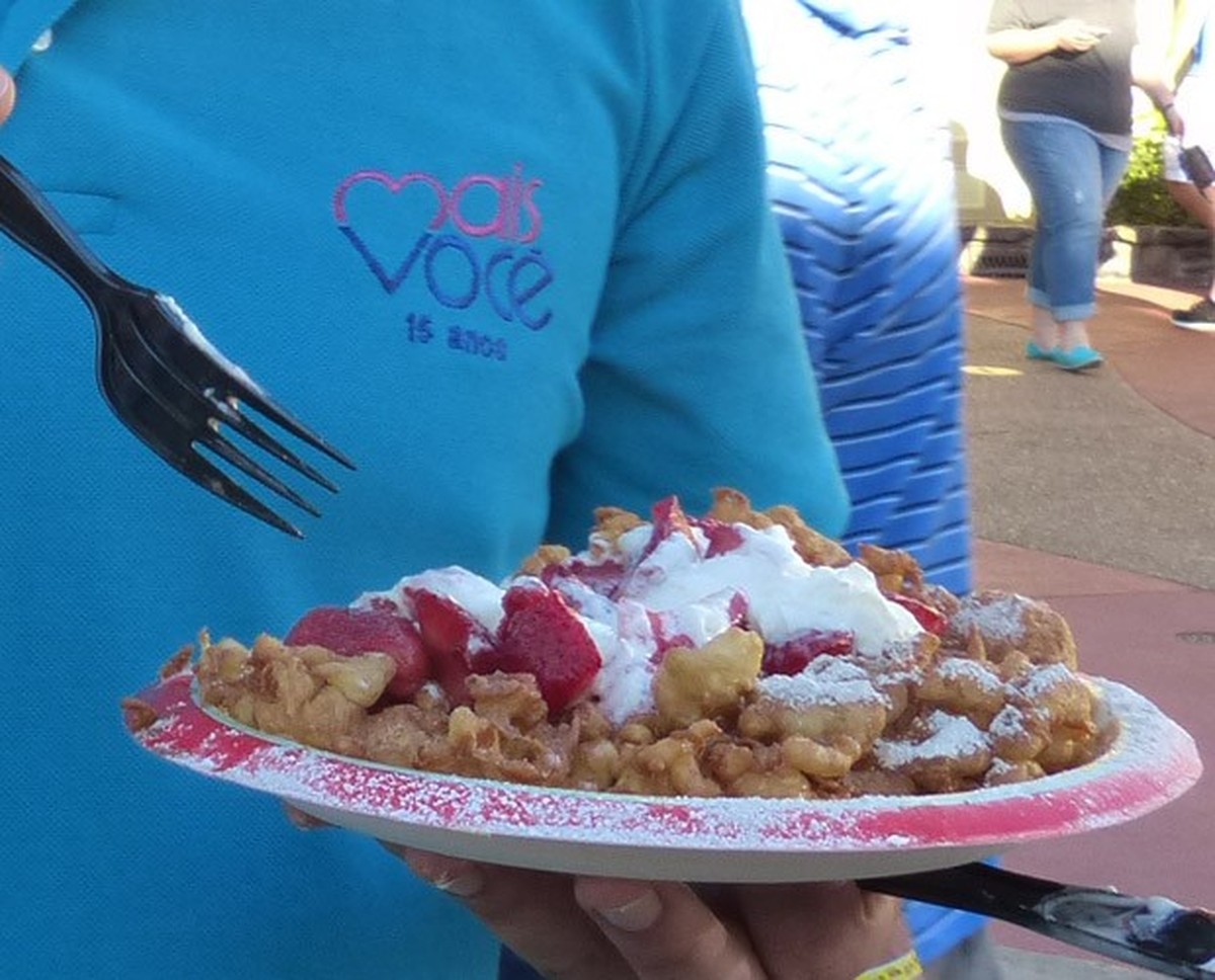 Funnel Cake Mais Você Receitas