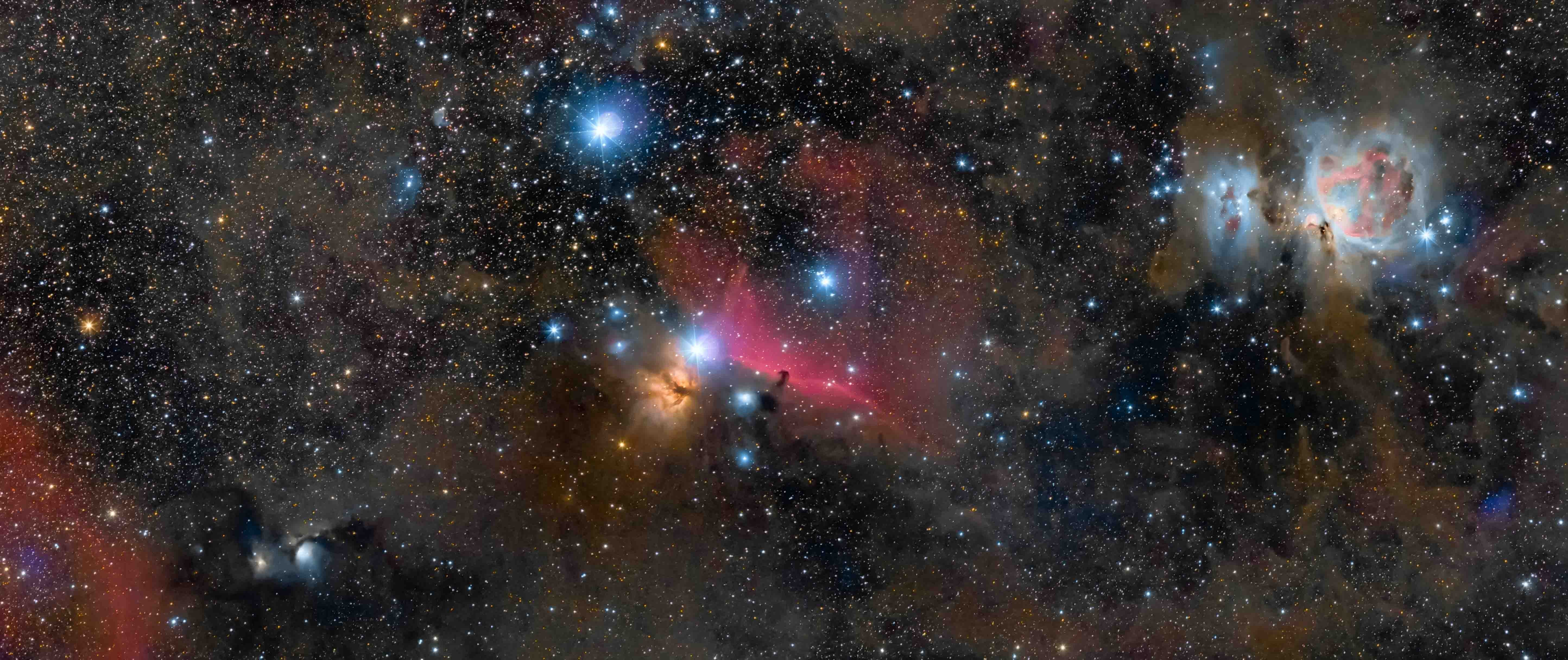 Constelação de Orion (Foto: © Ross Clark/Divulgação Royal Observatory Greenwich)
