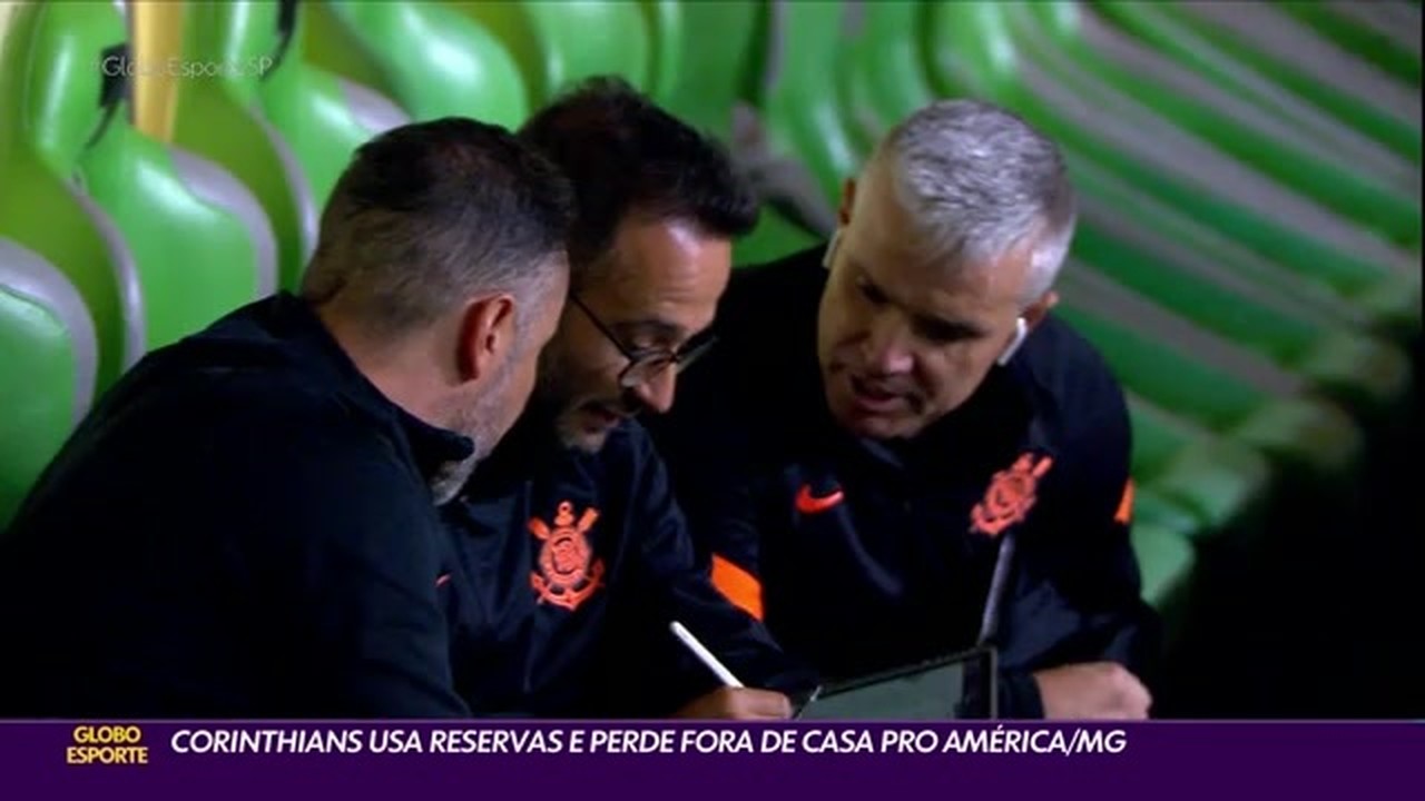 Corinthians usa reservas e perde fora de casa pro América-MG