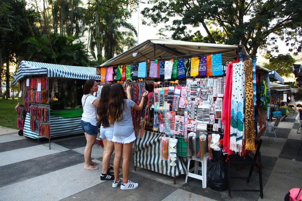 Ap&oacute;s entrar na zona amarela de flexibiliza&ccedil;&atilde;o do com&eacute;rcio, Santos anuncia reabertura da FeirArte. &mdash; Foto: Divulga&ccedil;&atilde;o/Prefeitura de Santos