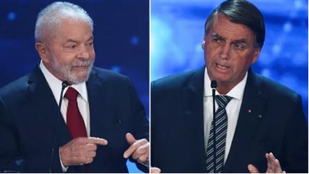 Lula e Bolsonaro — Foto: reprodução