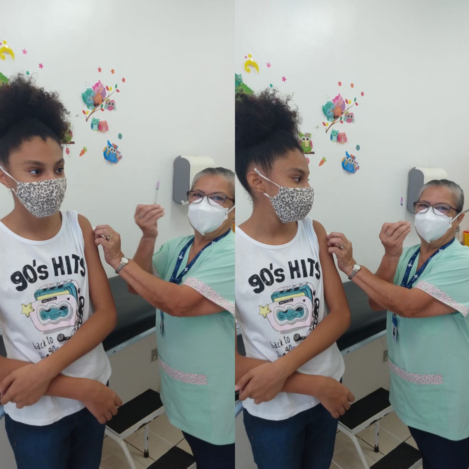 Menina quilombola é a primeira criança a ser vacinada contra a Covid-19 em Campo Grande