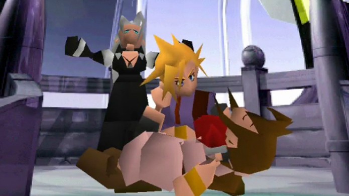 A morte de Aeris ? considerada por muitos como o momento mais emocionante de Final Fantasy 7 (Foto: Reprodu??o/Arcade Sushi)