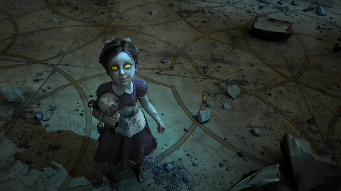 Em BioShock, jogador podia escolher entre preservar, ou eliminar, as Little Sister (Foto: Reprodução/YouTube)