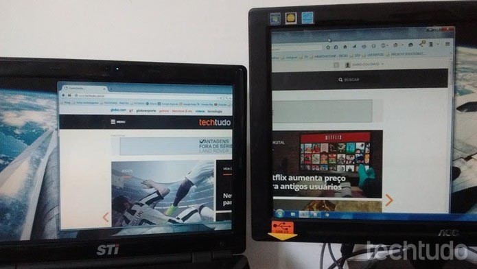 Veja como usar o notebook como segundo monitor do seu PC (Foto: Dario Coutinho/TechTudo)