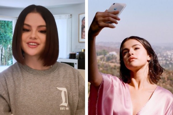 Selena Gomez 2021 vs. Selena Gomez 2017 (Foto: Reprodução/TikTok; Reprodução/Instagram)