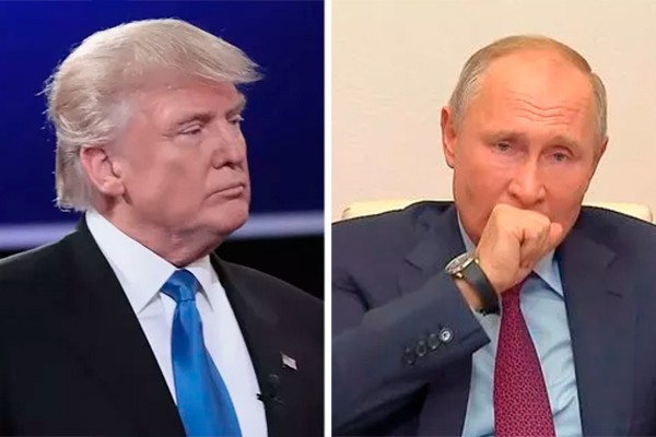 Donald Trump e Vladimir Putin (Foto: Getty e reprodução)