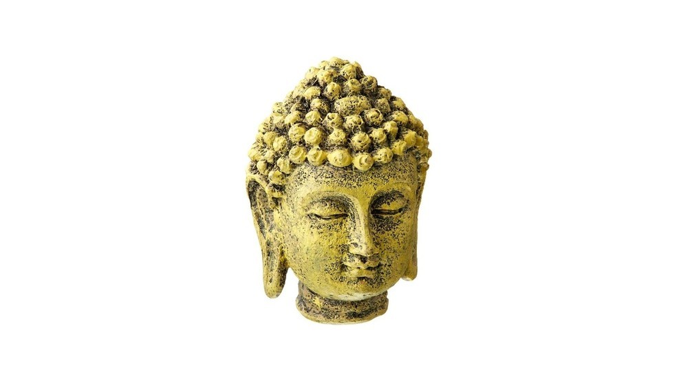 A Cabeça de Buda é uma opção na cor dourada com detalhes em preto (Foto: Reprodução / Amazon)