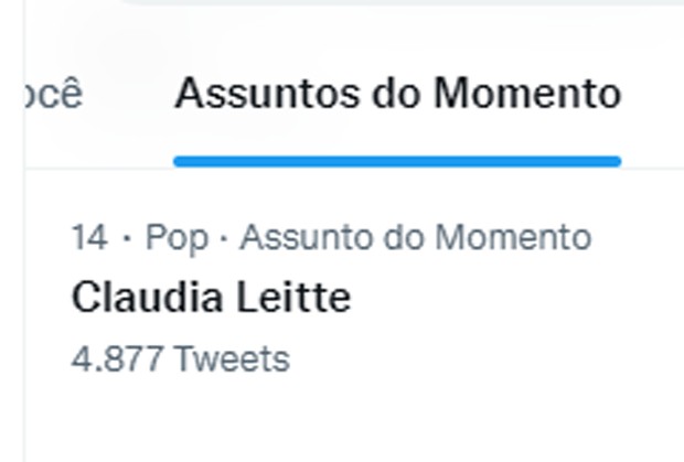 Nome de Claudia Leitte vira um dos mais citados na web após postar abajur em formato de arma sobre bíblia (Foto: Reprodução/Twitter)