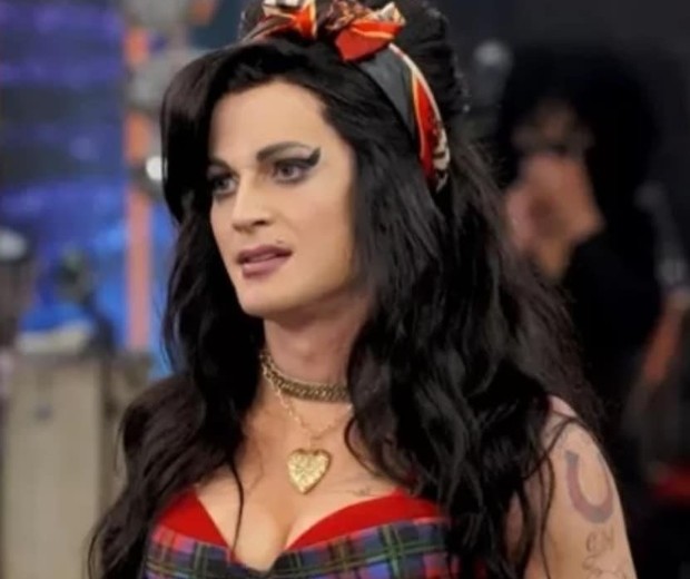 Fiuk viralizou no Show dos Famosos ao fazer performance como Amy Winehouse (Foto: TV Globo)