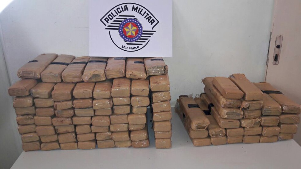 Droga foi localizada em propriedade rural de Prudente (Foto: Pol&iacute;cia Militar/Cedida)