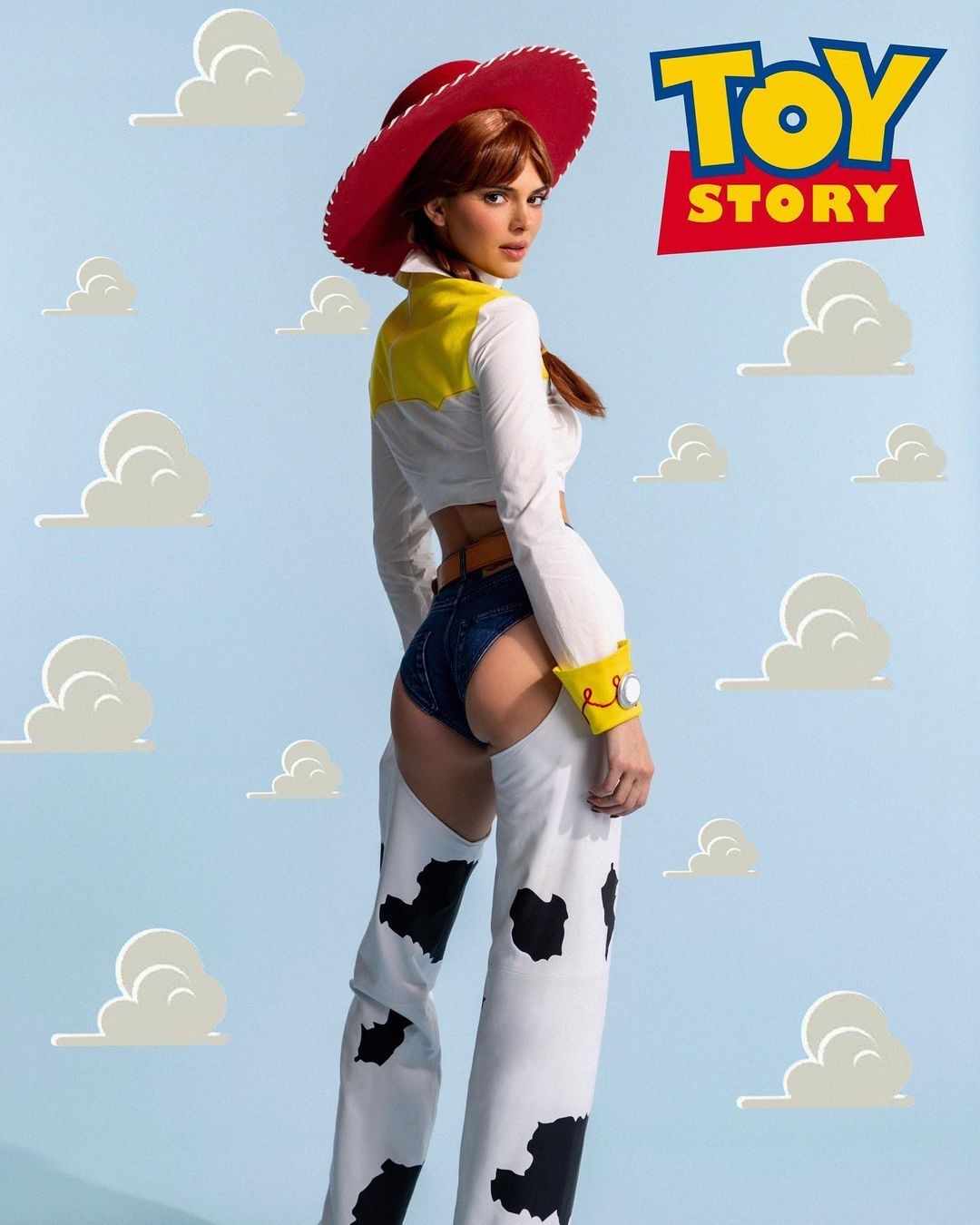 Kendall Jenner como Jessie, de Toy Story — Foto: Reprodução/Instagram