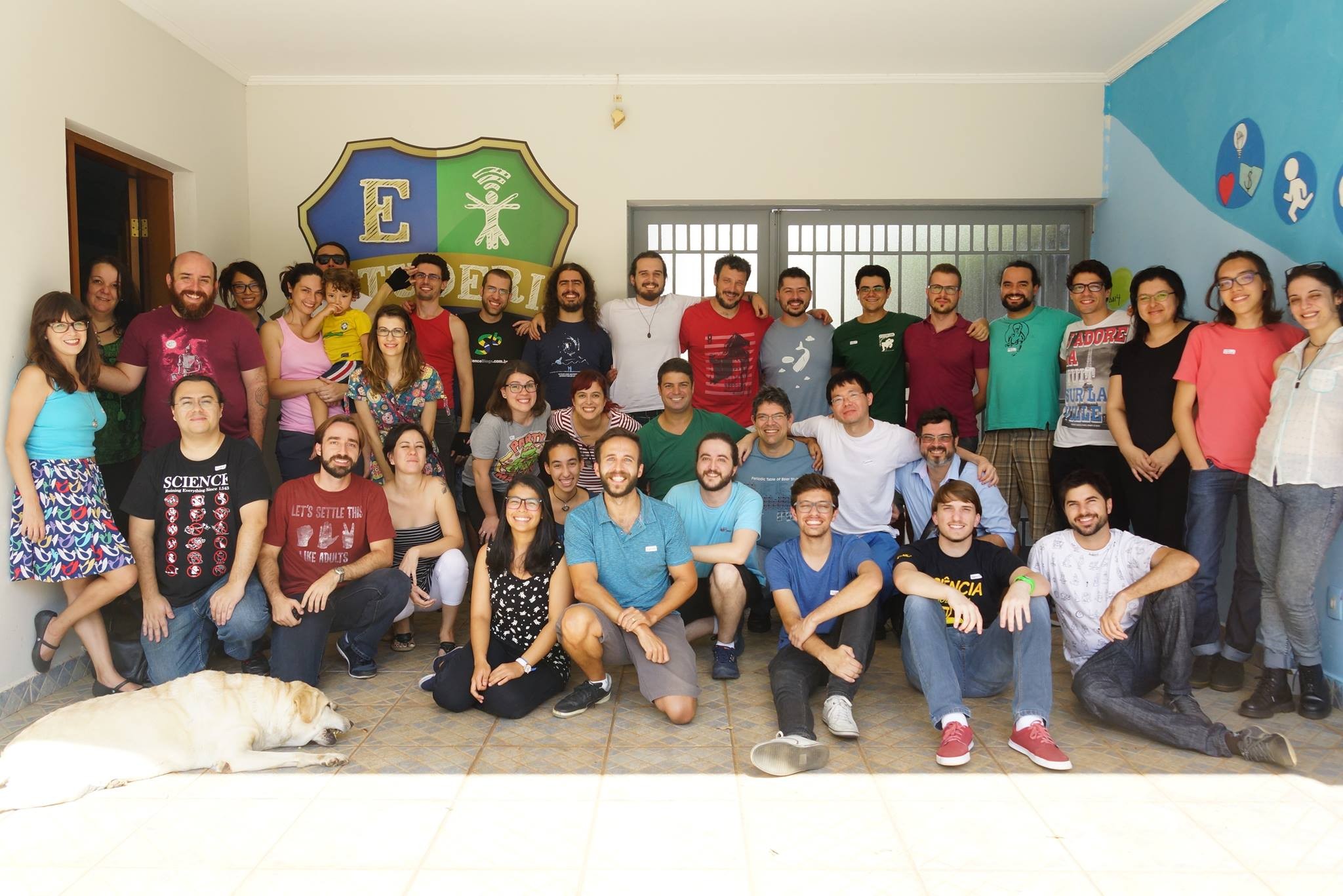 Equipe de participantes do Science Vlogs Brasil (Foto: Numinalabs)