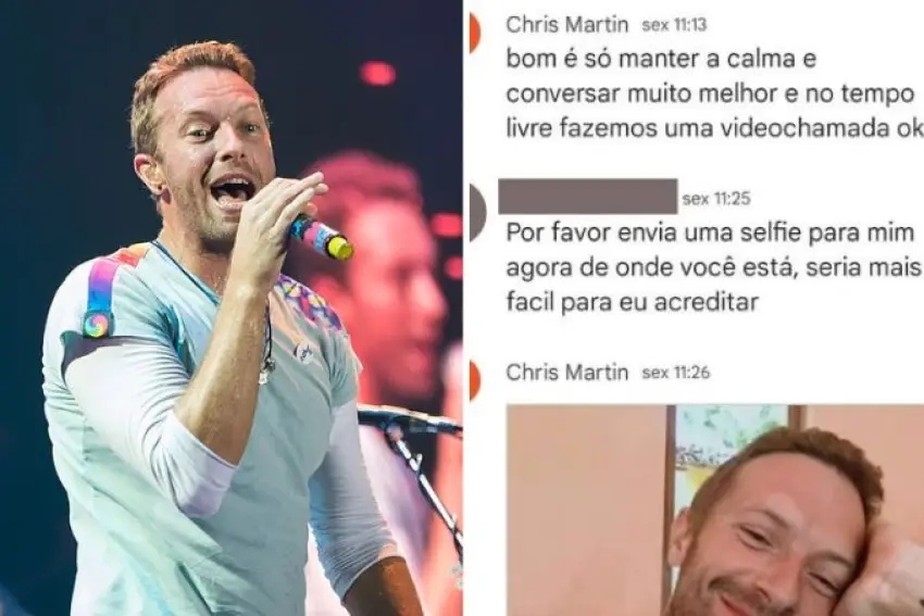 Homem se passa por Chris Martin para dar golpe em aposentada pelo Instagram