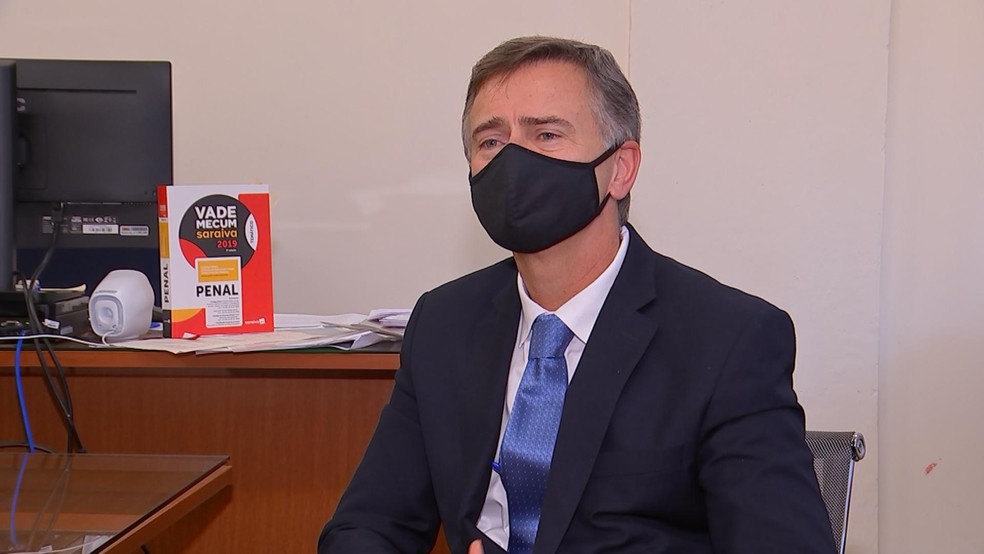 Hugo Maranzano, juiz da Vara do Juizado Especial Criminal e da Violência Doméstica e Familiar contra a Mulher de Sorocaba (SP) — Foto: Reprodução/TV TEM