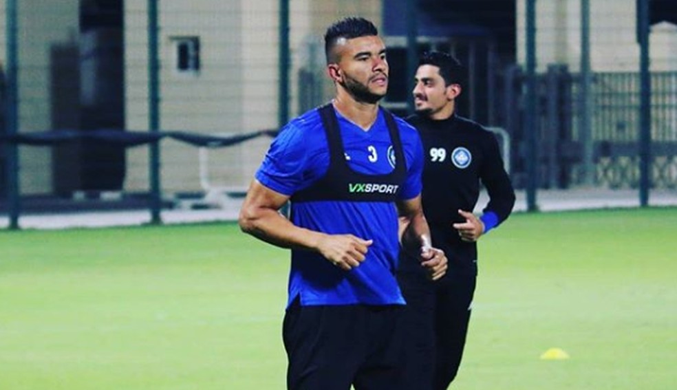 Maurício Ramos estava no Catar e foi o único reforço da Chapecoense durante a Copa América — Foto: Al Sailiya divulgação