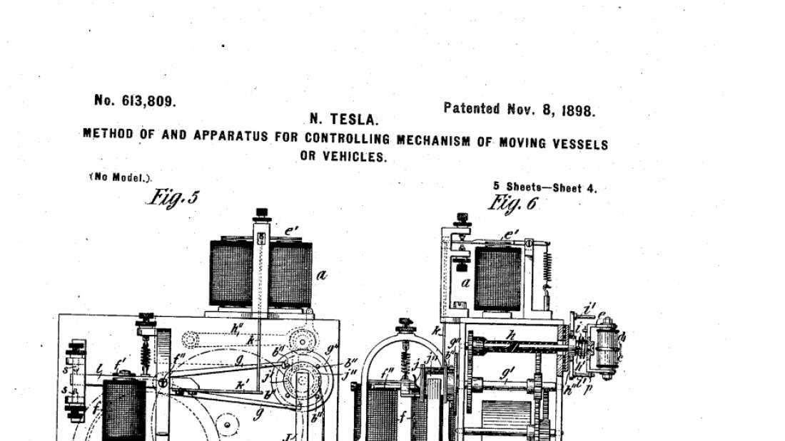 Trecho da patente de Tesla (Foto: Reprodução)