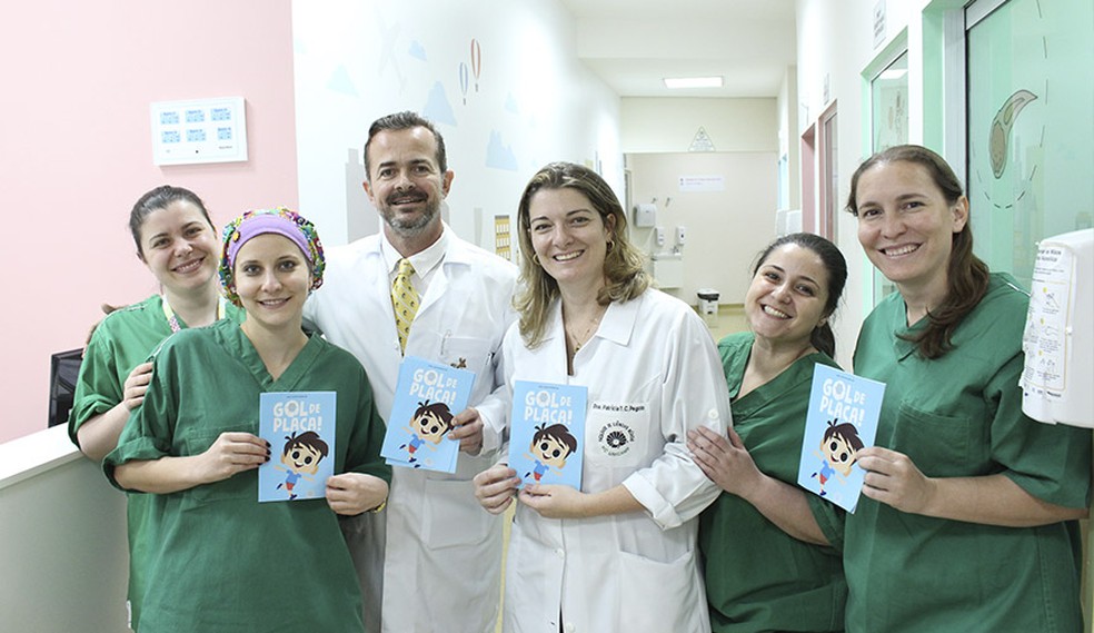 Gibi foi criado para acalmar pacientes em hospital de Jundiaí — Foto: Tribuna de Jundiaí/Divulgação