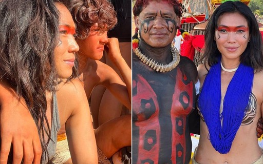 Danni Suzuki e o filho visitam tribo indígena no Alto Xingu: "Valorizar nossas riquezas "