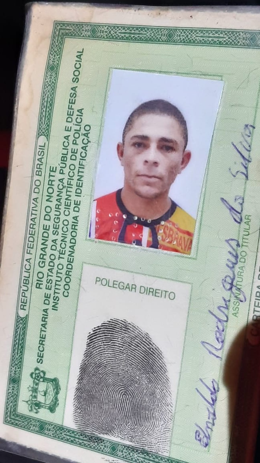 Ednaldo Rodrigues da Silva, de 26 anos, foi morto a tiros na Grande Natal. — Foto: Sérgio Henrique Santos/Inter TV Cabugi