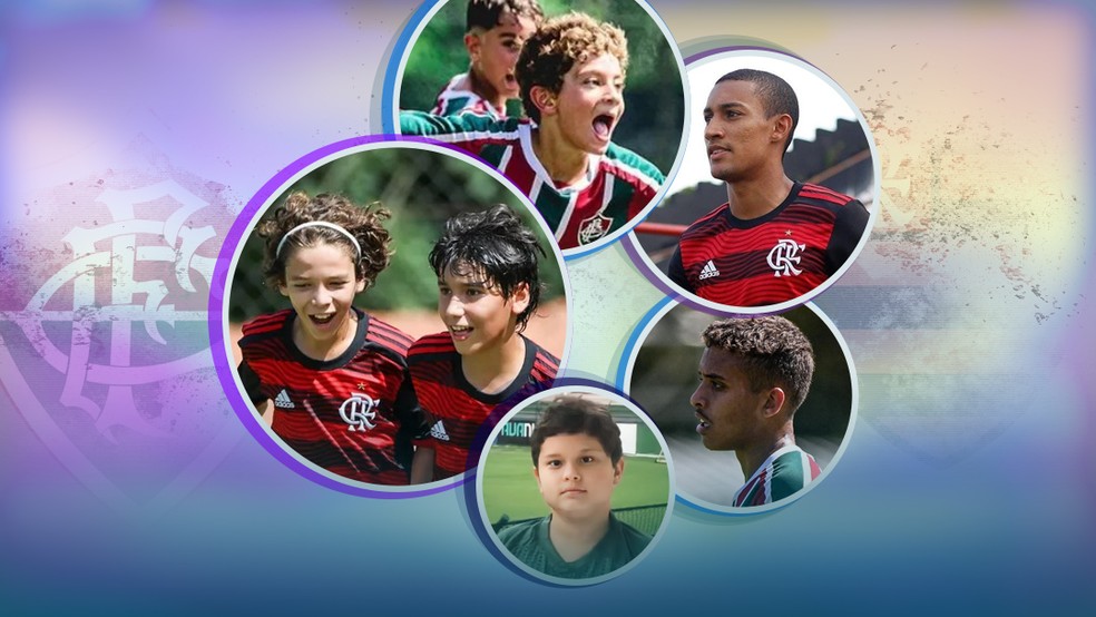 Fla-Flu kids: finalistas do Carioca, Flamengo e Fluminense contam com filhos de jogadores na base