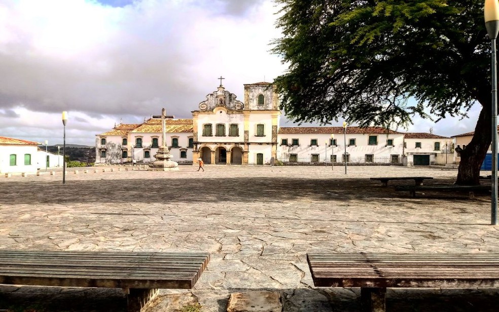 Praça São Francisco, em São Cristóvão, Sergipe — Foto: Danielle Pereira/Prefeitura de São Cristóvão/Divulgação