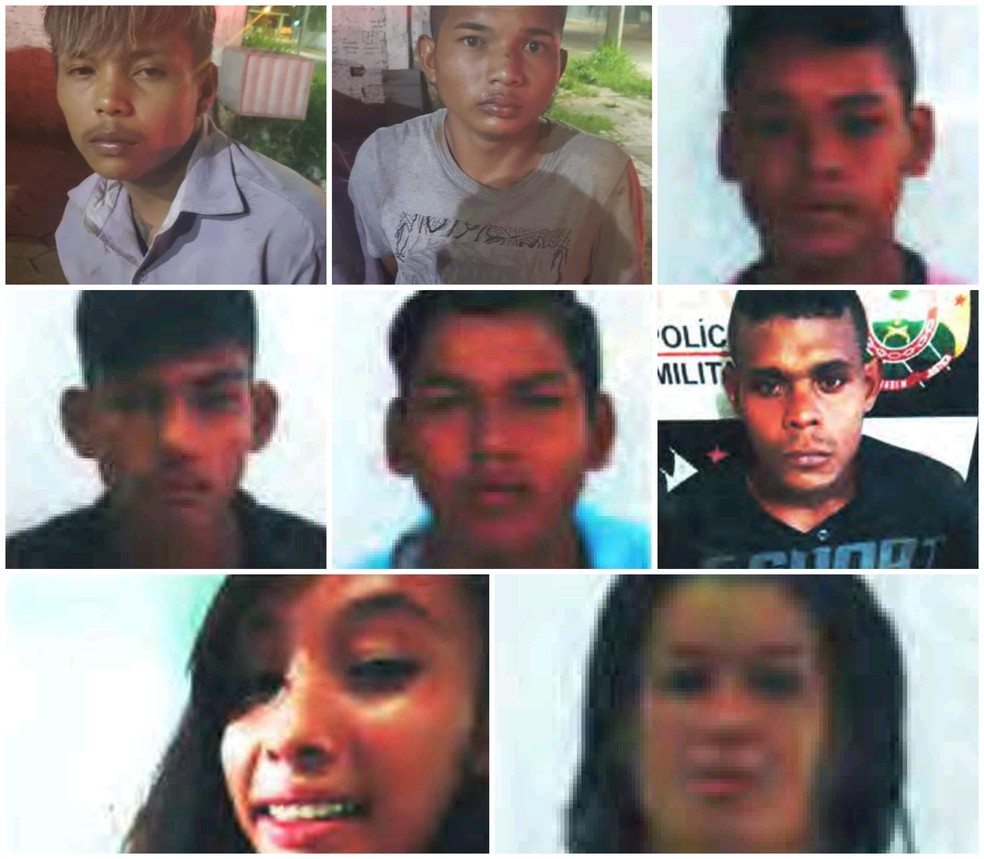 Ao todo, oito foram denunciados por participação na morte de adolescente  — Foto: Reprodução