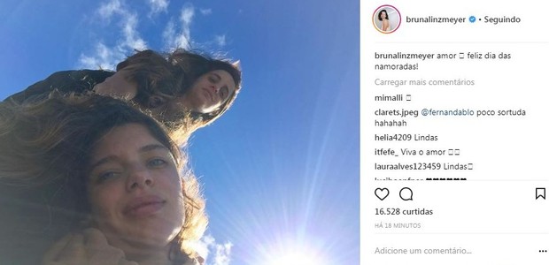 Bruna Linzmeyer e Priscila Visman (Foto: Reprodução/Instagram)