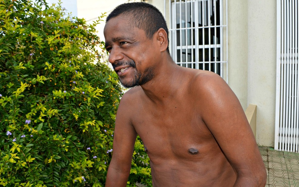 Nego Bau segue internado no PS com costelas fraturas e suspeita de tuberculose — Foto: Iryá Rodrigues/g1/arquivo