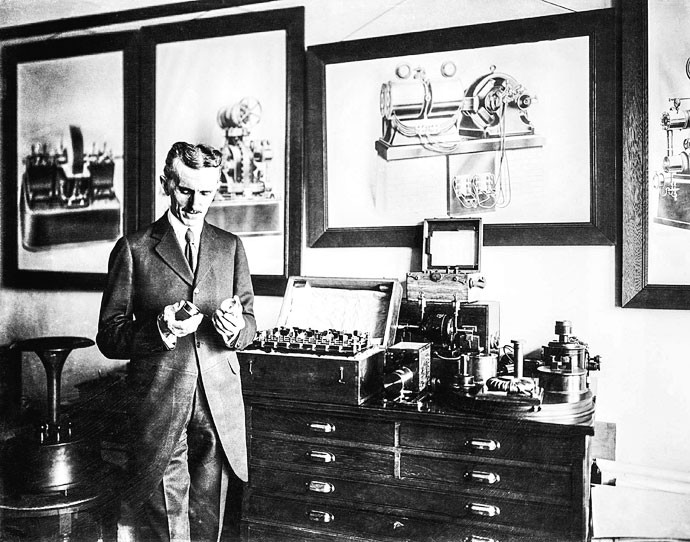 DESCUIDADO:Ele criava dezenas de invenções em seu laboratório, mas muitas ficavam sem registro (Foto:  )