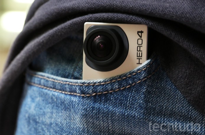 Gravação 4K tem se tornado comum em câmeras atuais como a GoPro (Foto: Luciana Maline/TechTudo)